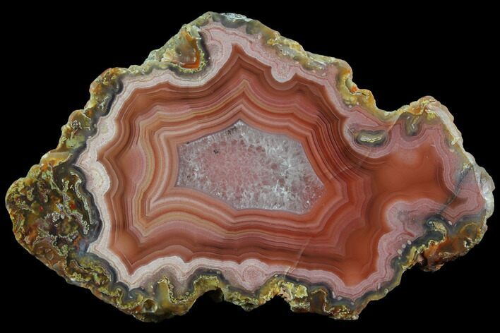 Polished, Banded Laguna Agate - Mexico #114414